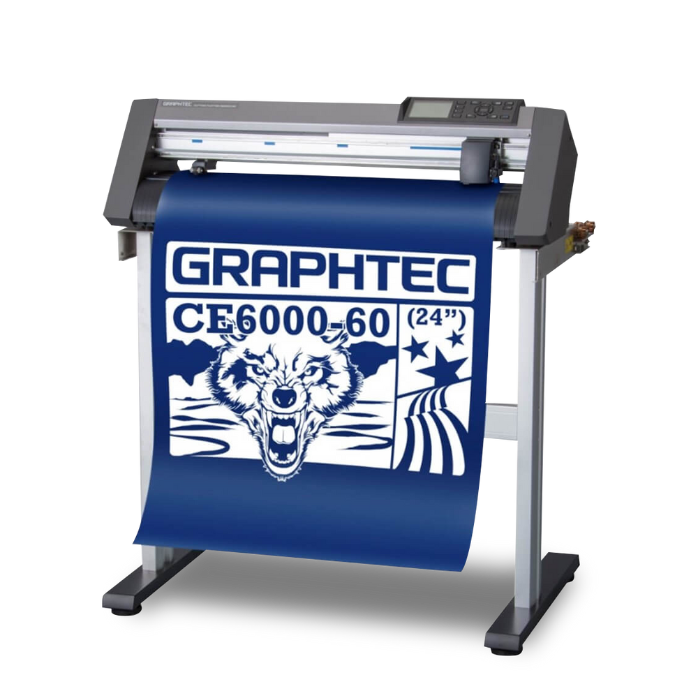 เครื่องตัดสติ๊กเกอร์จาก GRAPHTEC CE6000-60 Plus ขนาดกว้าง 60cm - SK Screen Printing Supplies