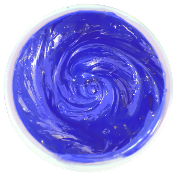 สีน้ำเงินยางสูตรน้ำ Royal Blue Rubber Ink SK-40293 - SK Screen Printing Supplies