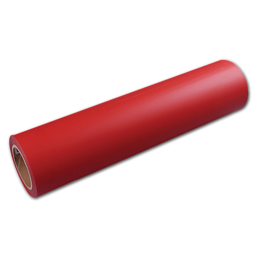 เฟล็กซ์ตัดสติ๊กกี้พียู สีแดง| Red Sticky PU Heat Transfer Vinyl (Flex) SKH-FSPU40R - SK Screen Printing Supplies
