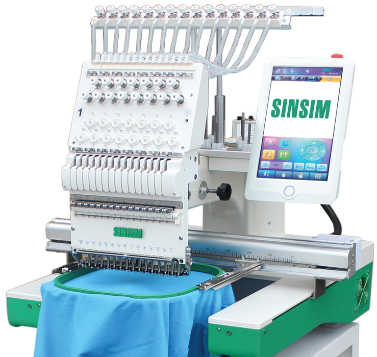 เครื่องจักรปักคอมพิวเตอร์ ยี่ห้อ ซินซิม Automatic Embroidery Machine SINSIM by HK SC-1501